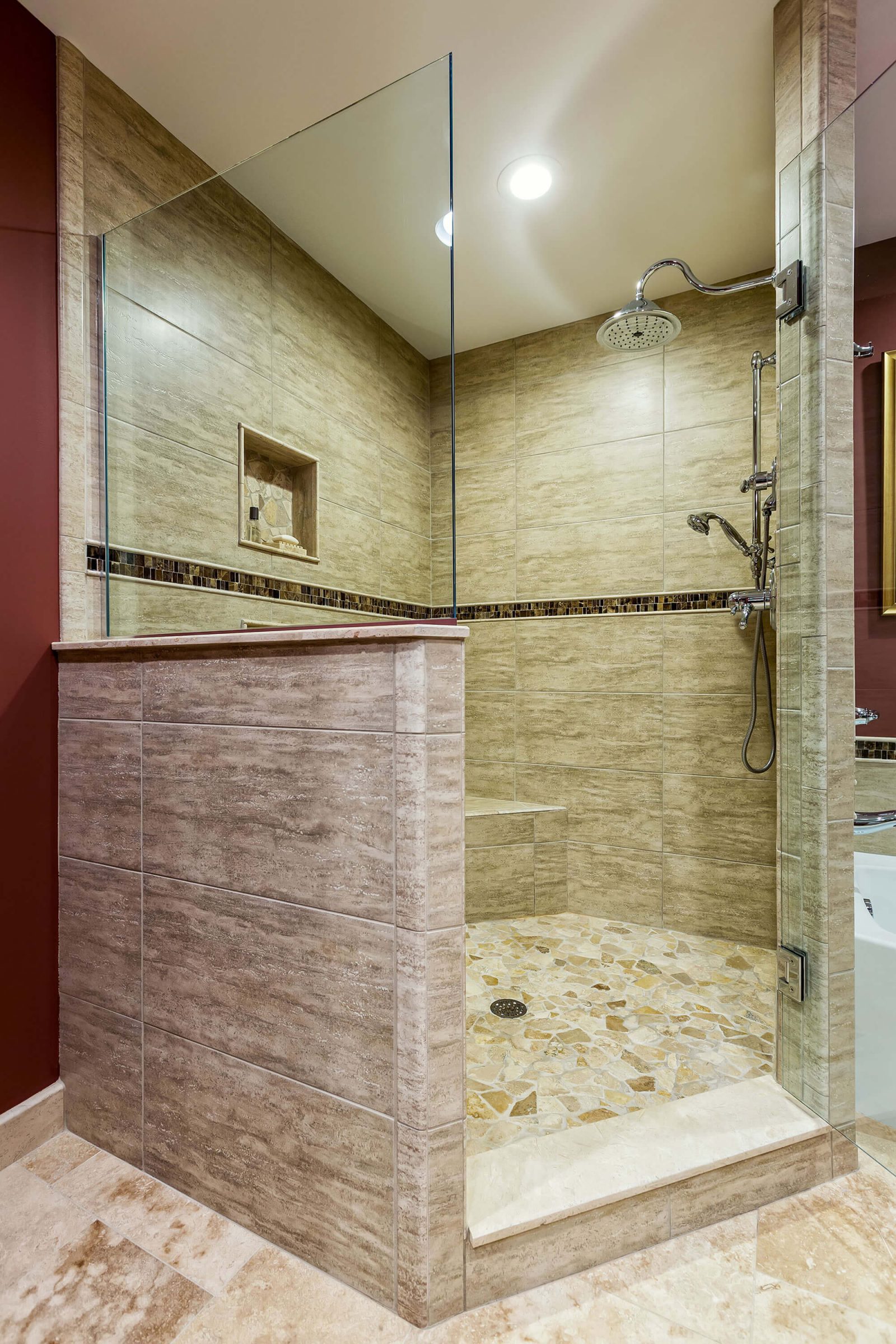 Bathroom Remodeling - Large Bathroom RemoDel Walk In Shower 1600x2400